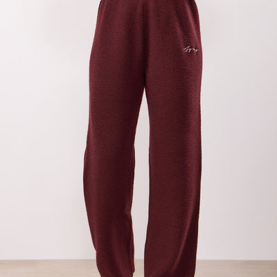 Gym King Rib Knit Trouser - Fig