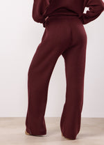 Gym King Rib Knit Full Zip Set - Fig