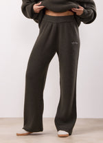 Gym King Rib Knit Crew Set - Warm Khaki