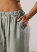 Gym King Signature Woven Trousers - Sage