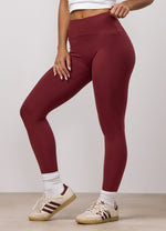 Gym King Peach Luxe Legging - Claret thumbnail
