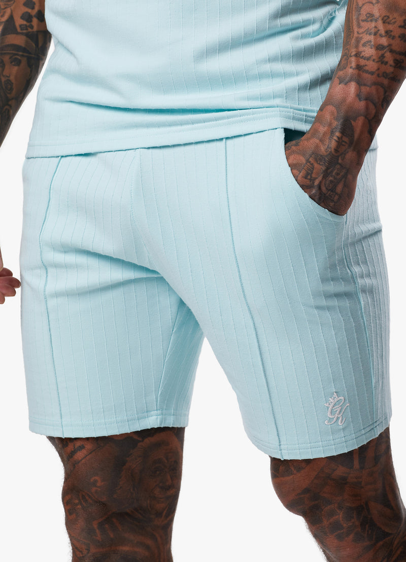 Gym King Riviera Signature Short - Aqua Sky