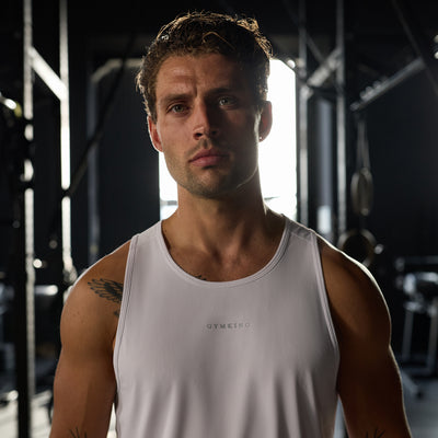 Gym King Roam Tank - White