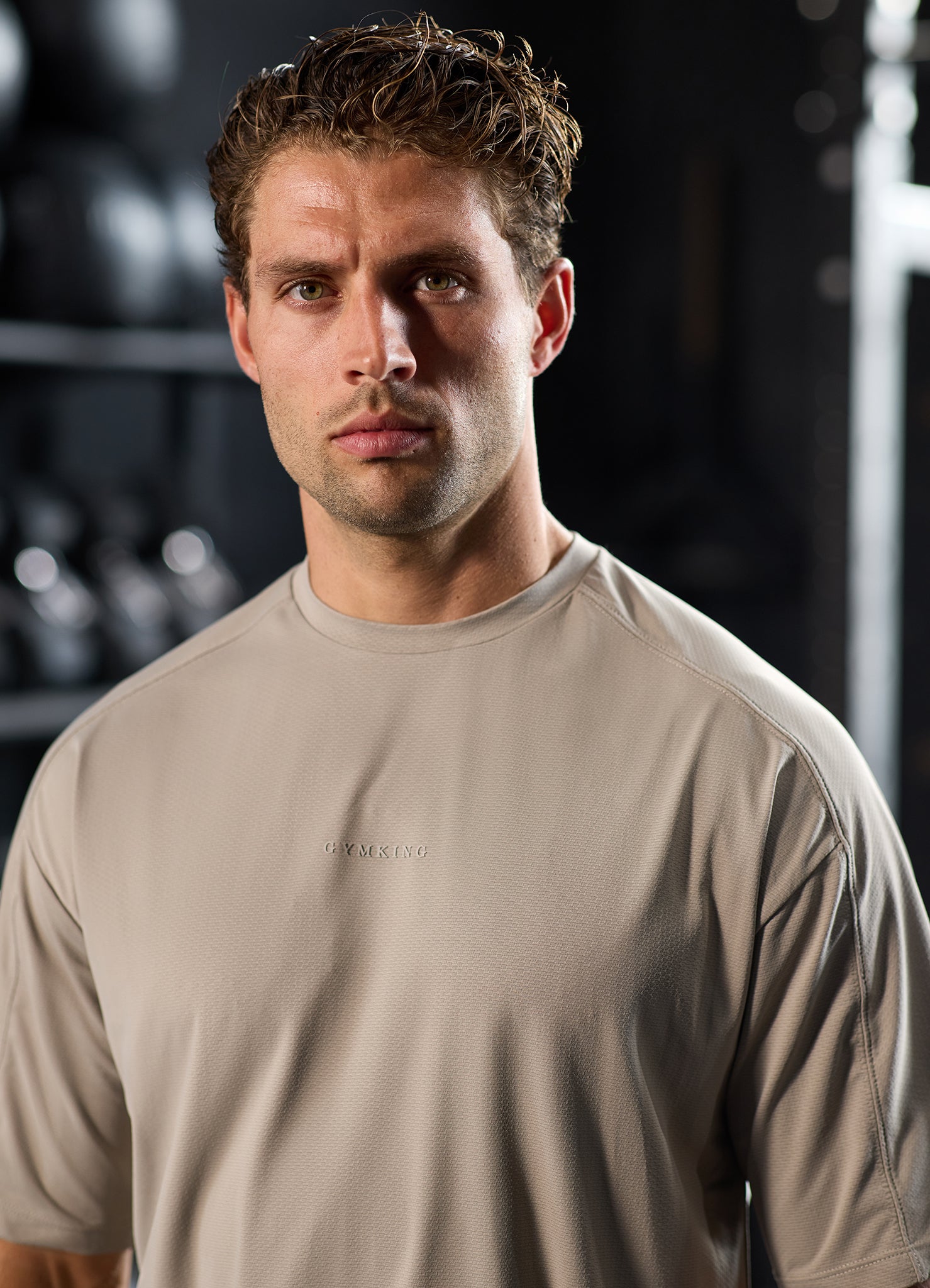 Gym King Roam Tee - Taupe