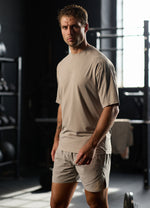 Gym King Roam Tee - Taupe thumbnail