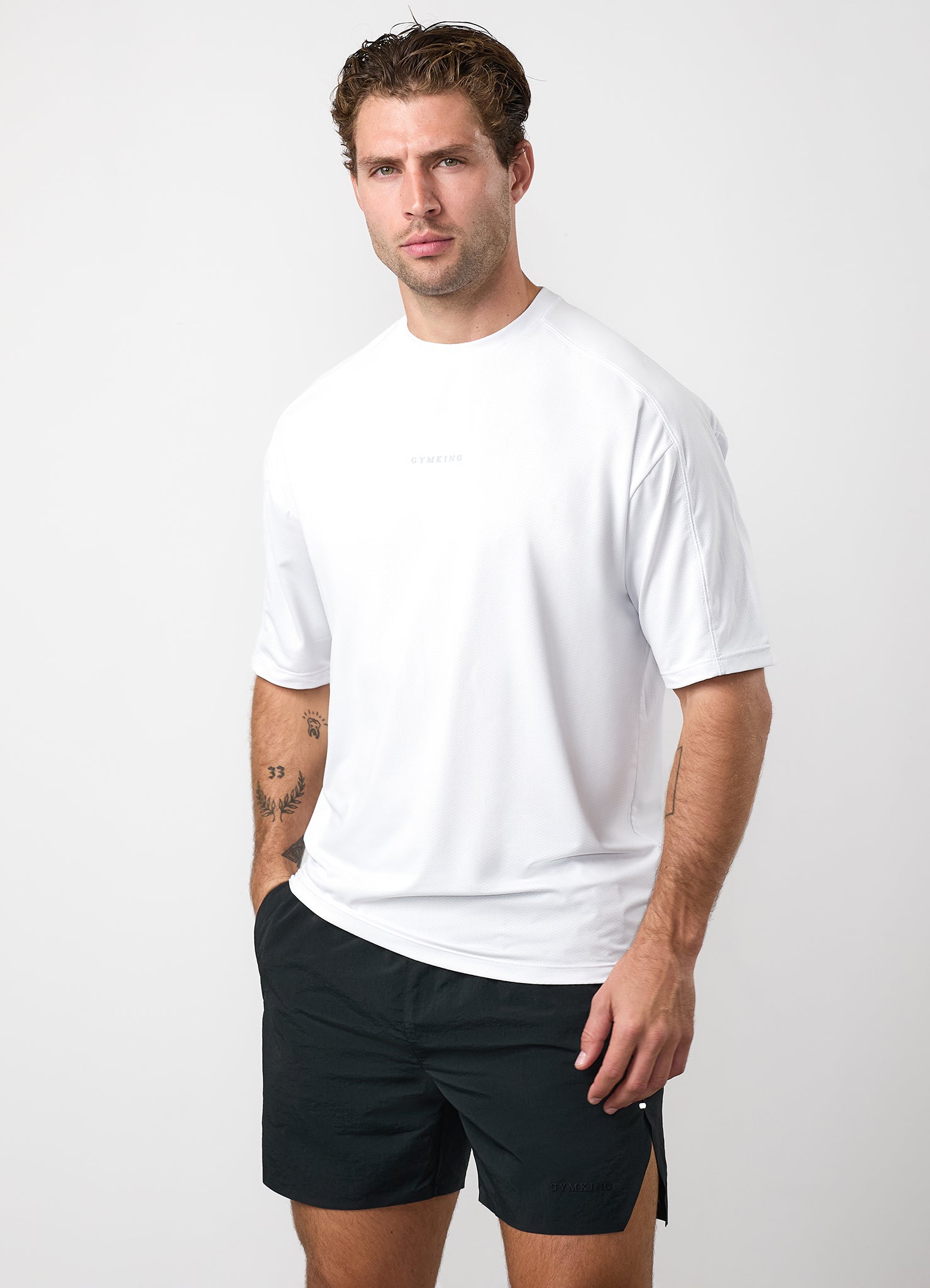 Gym King Roam Tee - White