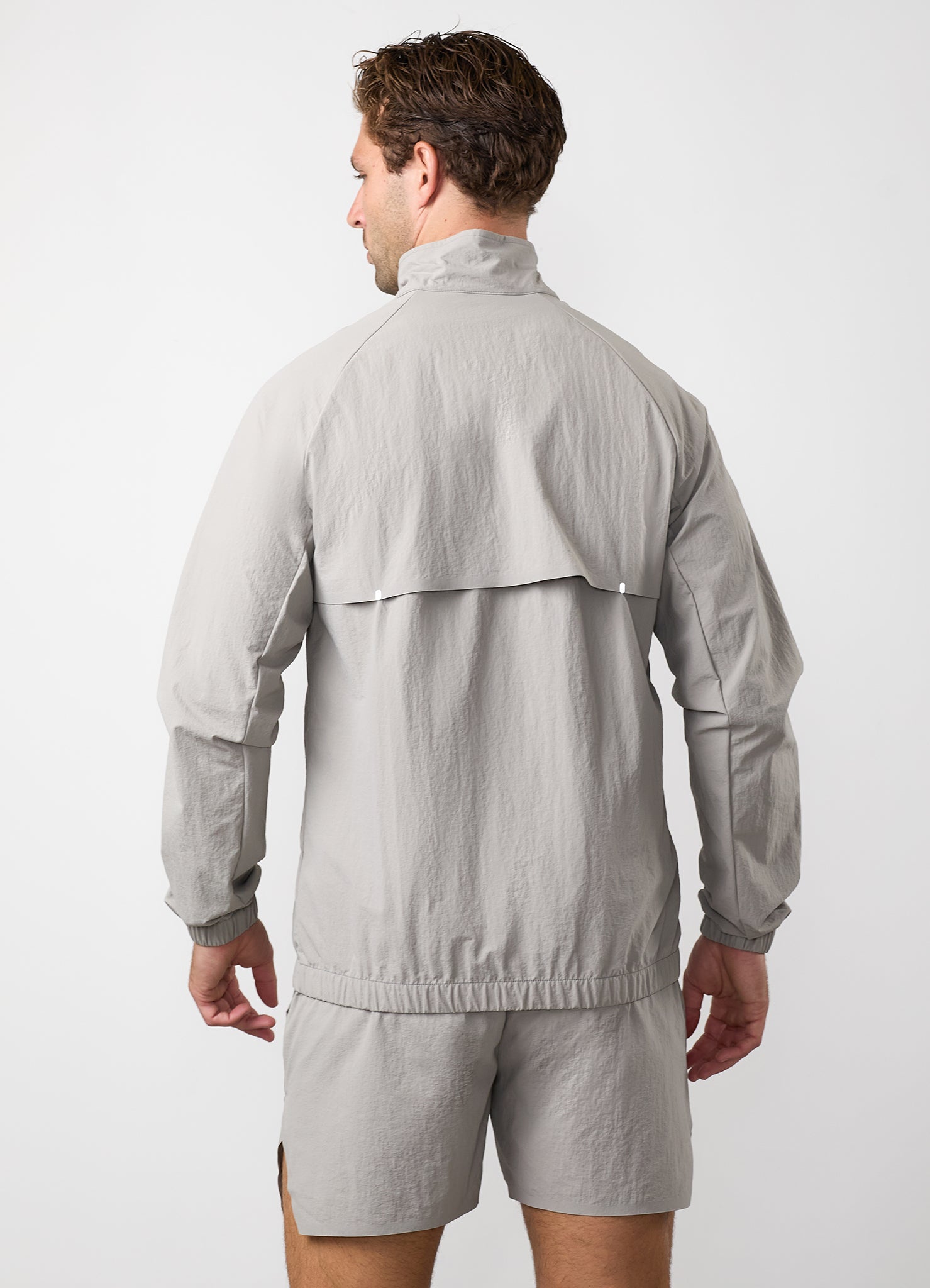 Gym King Roam Track Top - Taupe