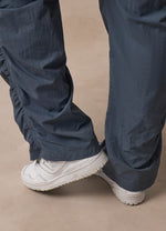 Gym King Ruched Woven Bomber Tracksuit - Storm Blue