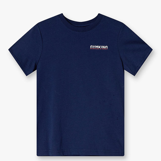 Gym King Kids Relentless Tee - Imperial Blue