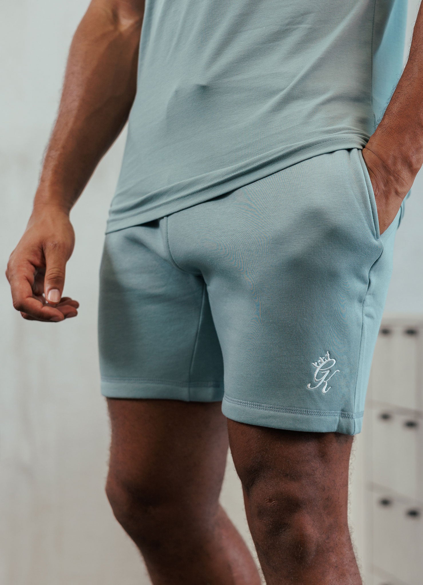 Gym King Fundamental Fleece Short - Smoke