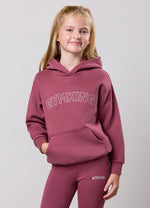 Gym King Younger Kids Sanctuary Fleece Hoodie - Dark Rose thumbnail