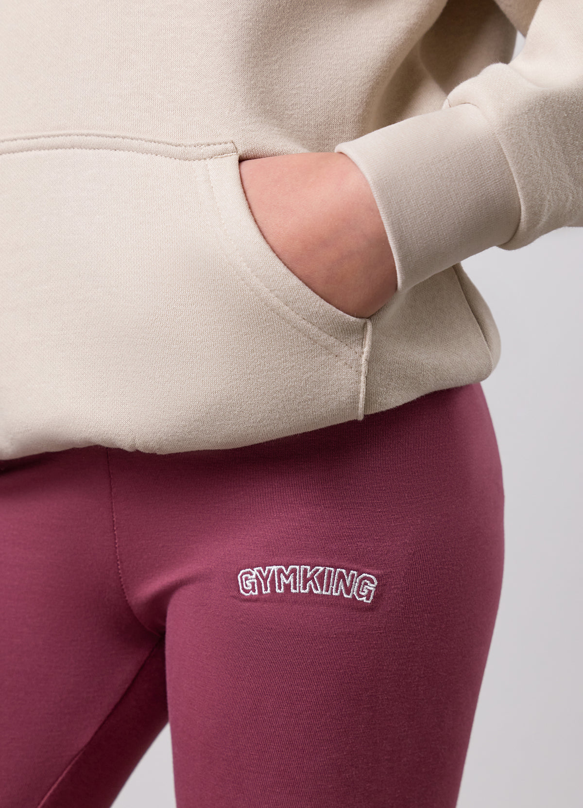 Gym King Older Kids Sanctuary Fleece Hoodie - Moonbeam