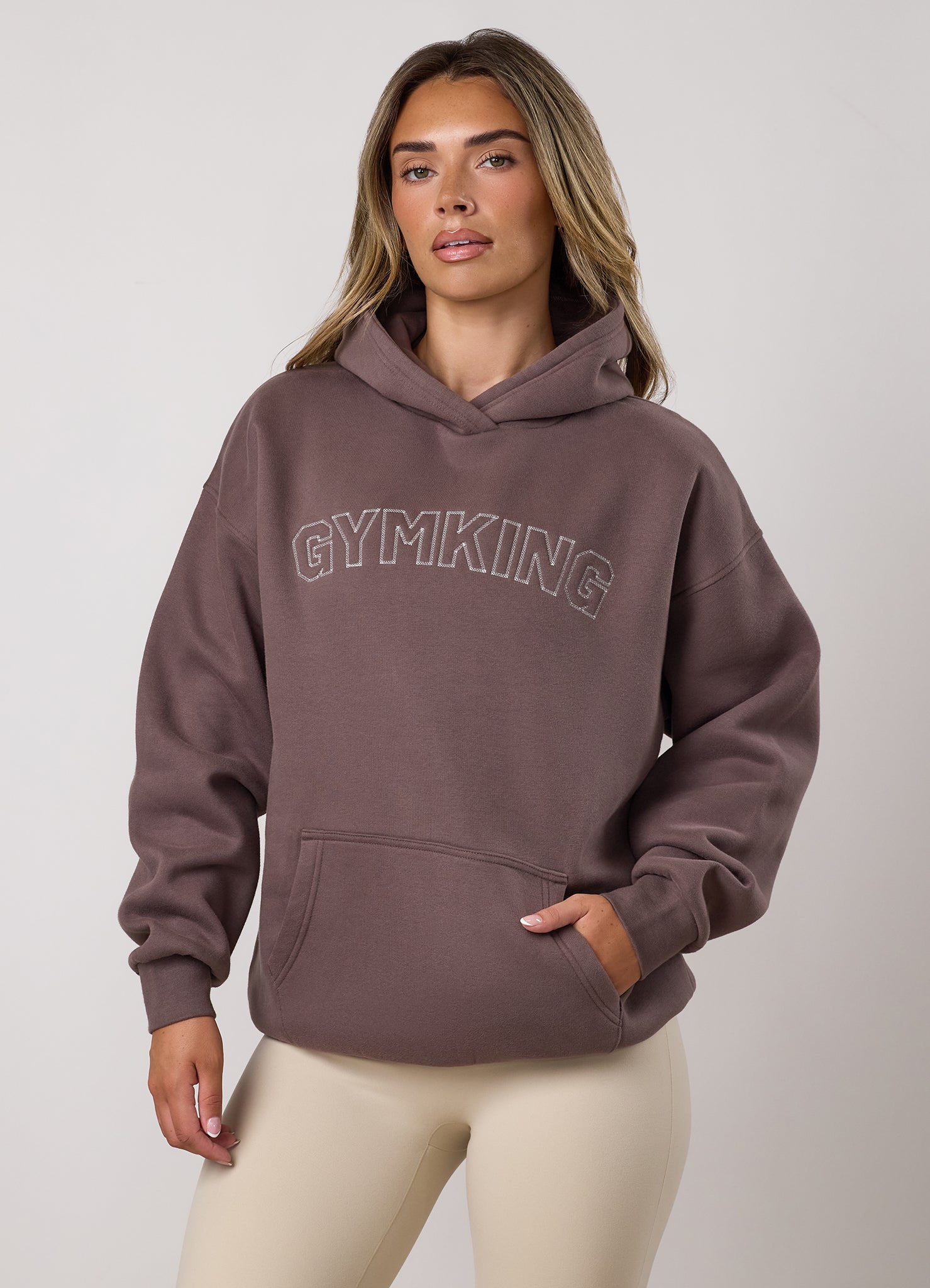 Gym King Sanctuary Hoodie - Deep Mocha