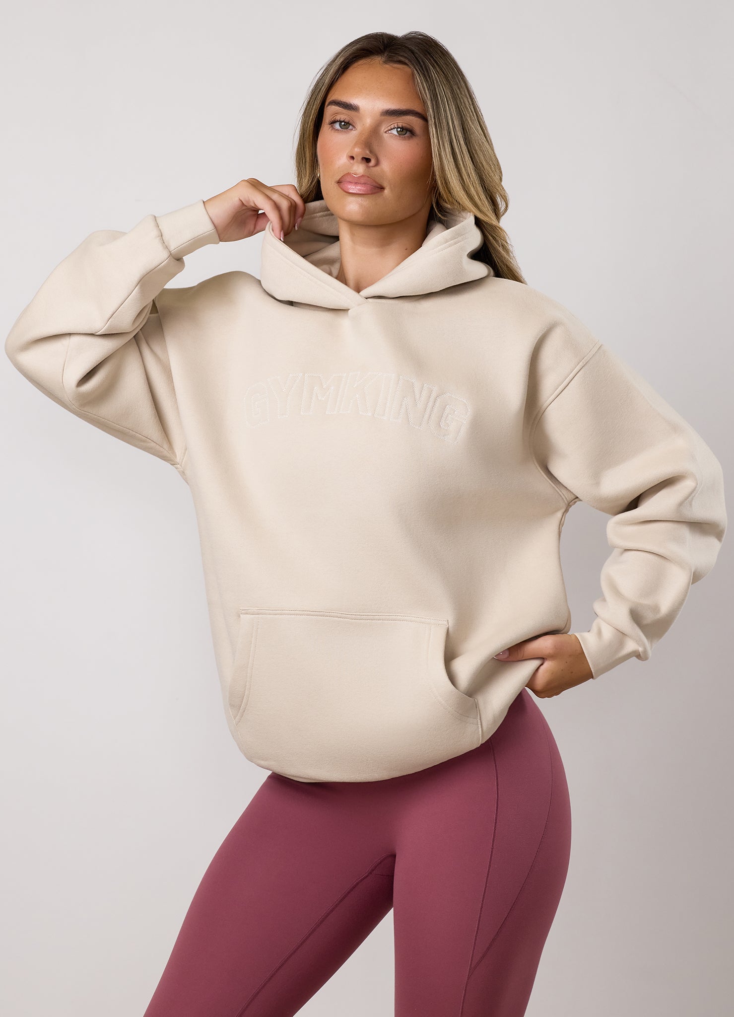 Gym King Sanctuary Hoodie - Moonbeam