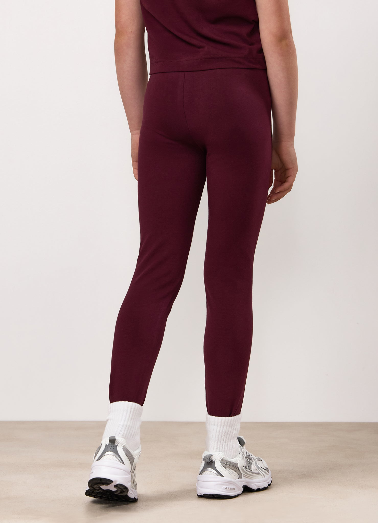Gym King Kids Script Jersey Legging - Fig