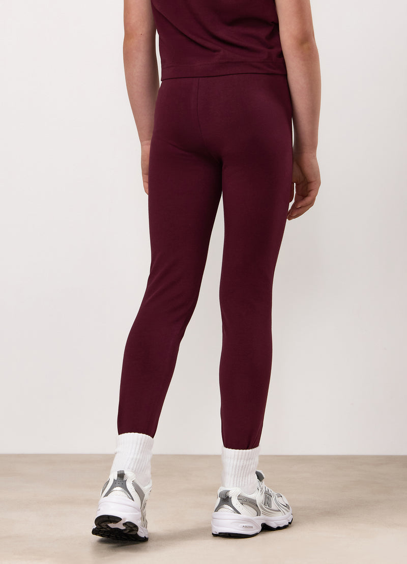 Gym King Kids Script Jersey Legging - Fig