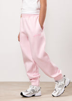 Gym King Kids Script Fleece Hood Tracksuit - Baby Pink