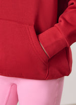 Gym King Kids Script Fleece Tracksuit - Scarlet Red