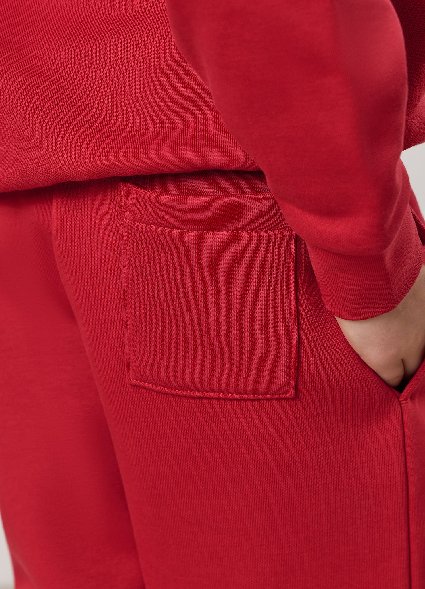 Gym King Kids Script Relaxed Fit Jogger - Scarlet Red