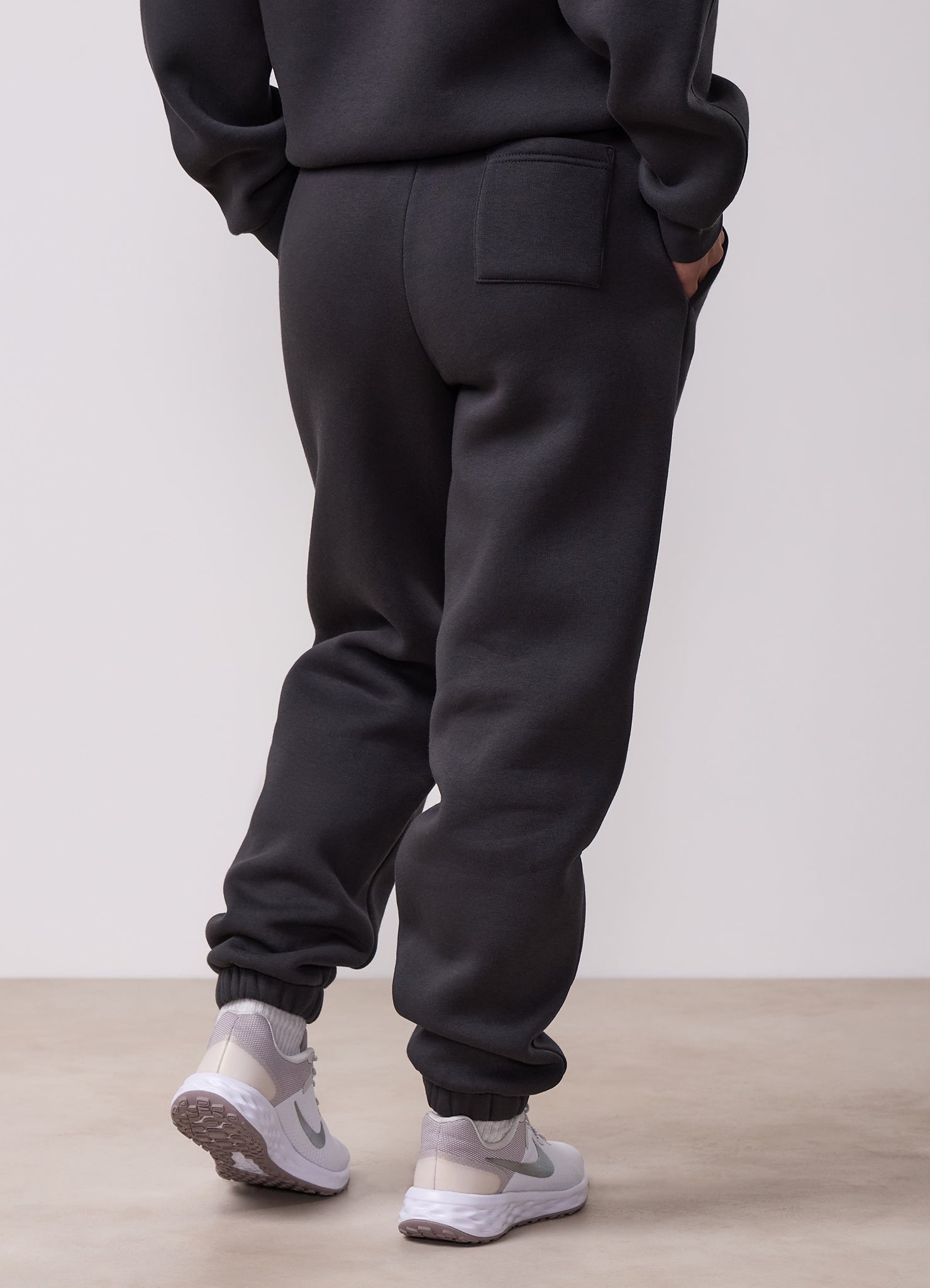 Gym King Kids Script Full Zip Crop Tracksuit - Dark Pewter