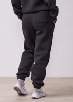 Gym King Kids Script Full Zip Crop Tracksuit - Dark Pewter