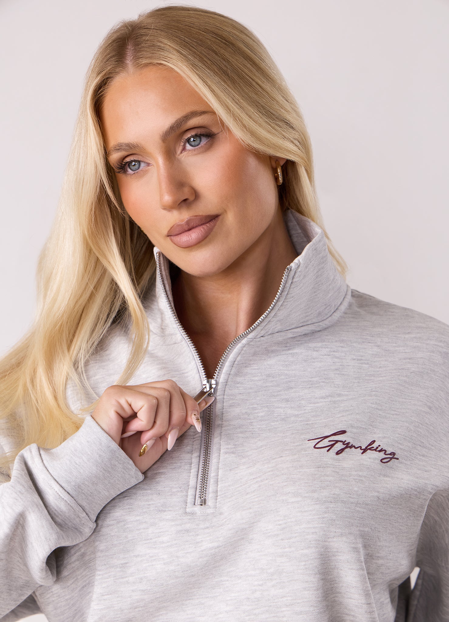 Gym King Script Mindset Funnel - Snow Marl/Fig
