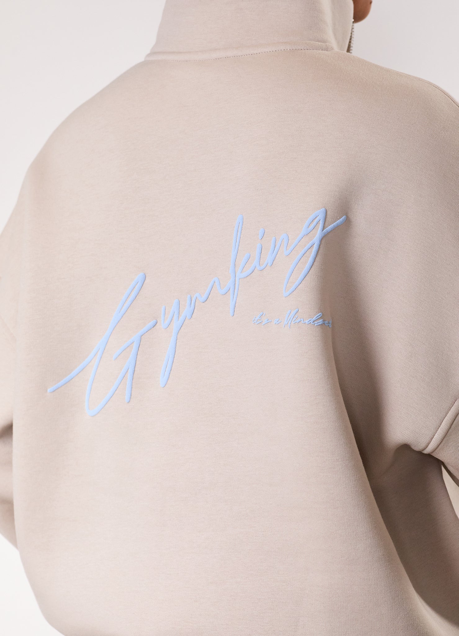 Gym King Script Mindset Funnel - Light Stone/Sky Blue