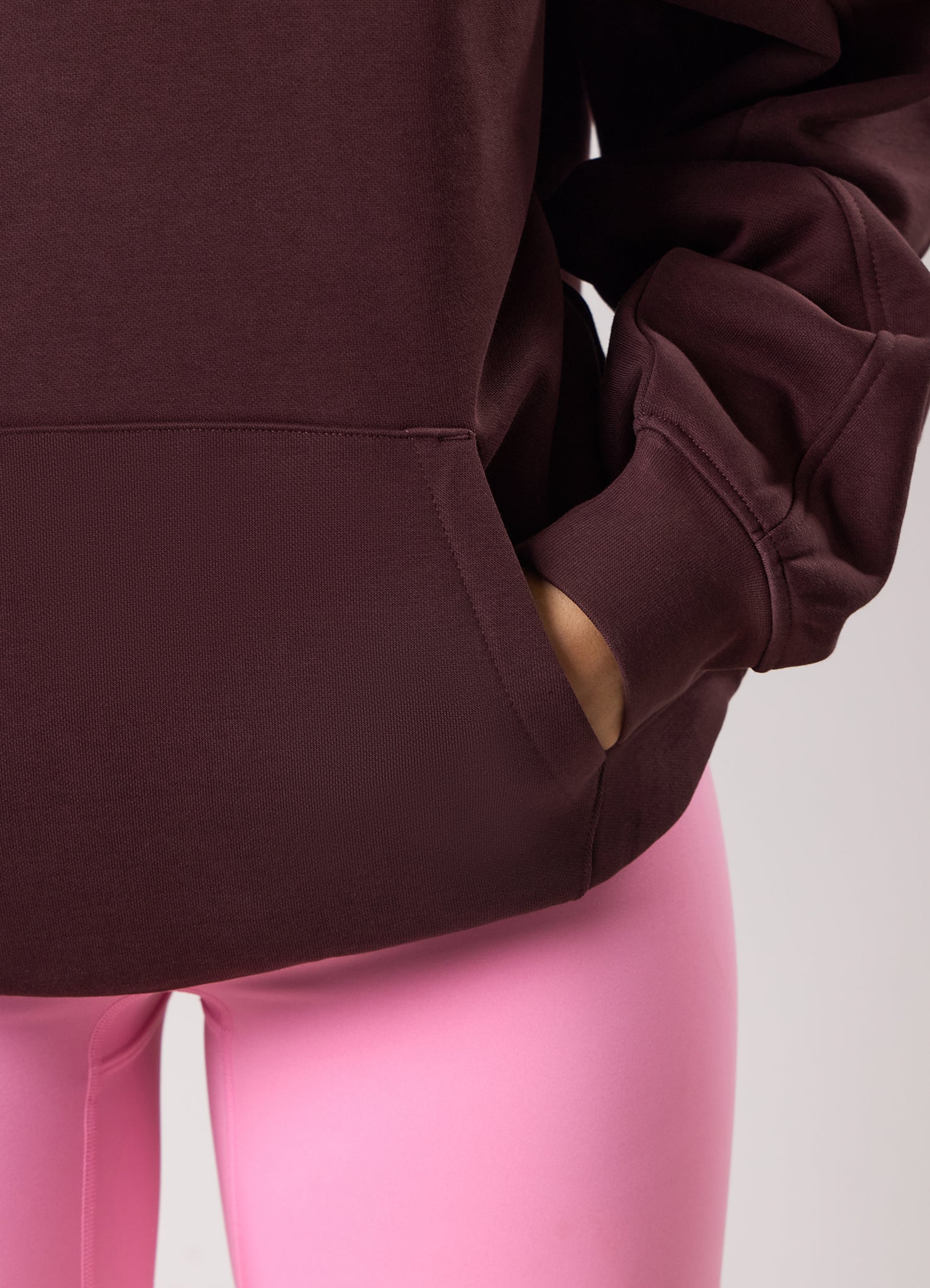 Gym King Script Mindset Hood - Espresso