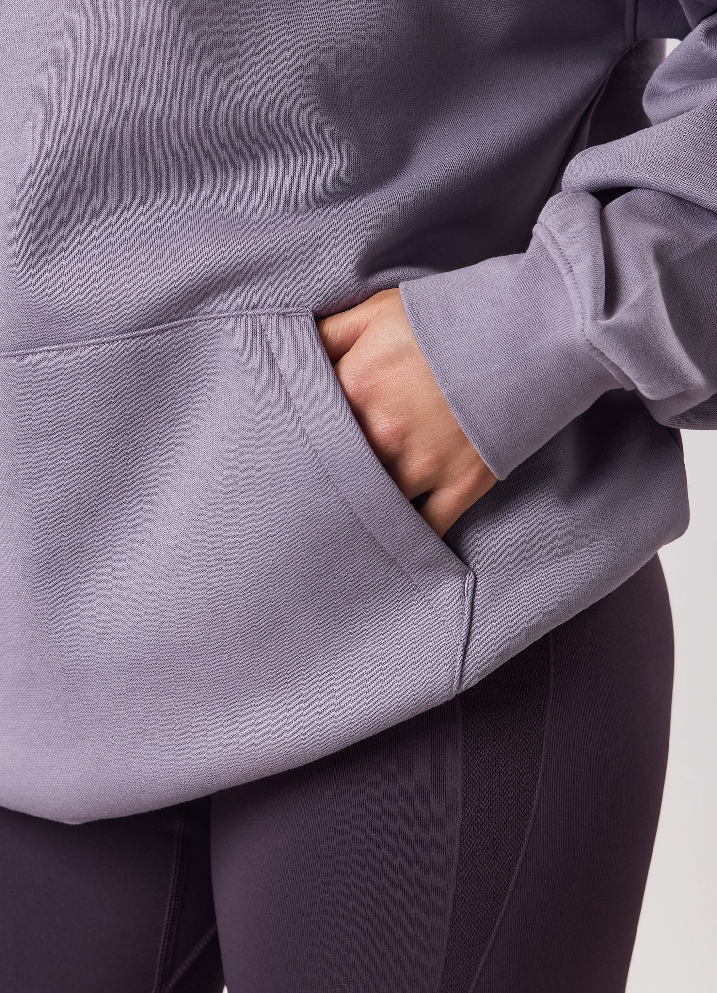 Gym King Script Mindset Hood - Dusky Purple