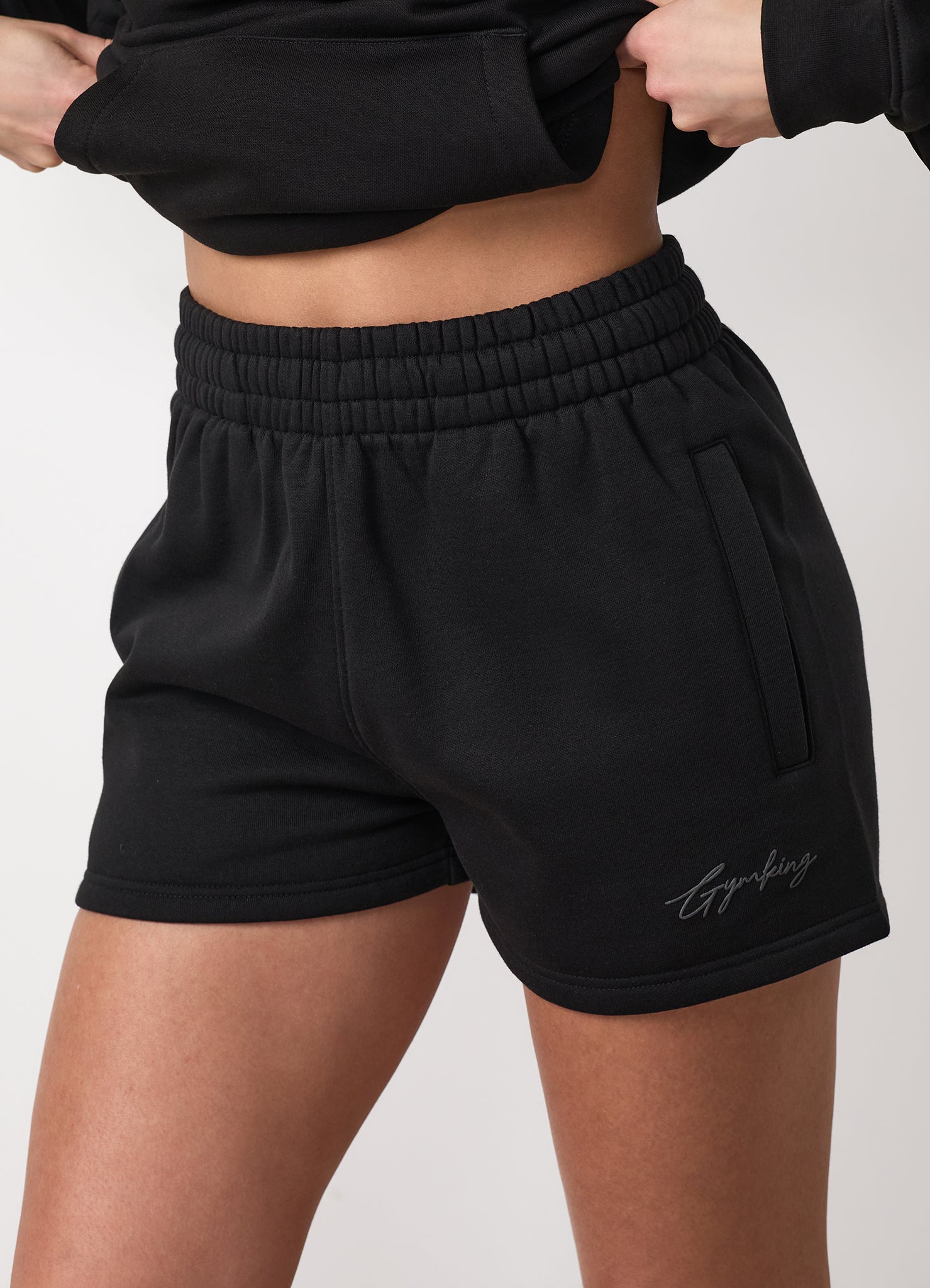 Gym King Script Mindset Short - Black