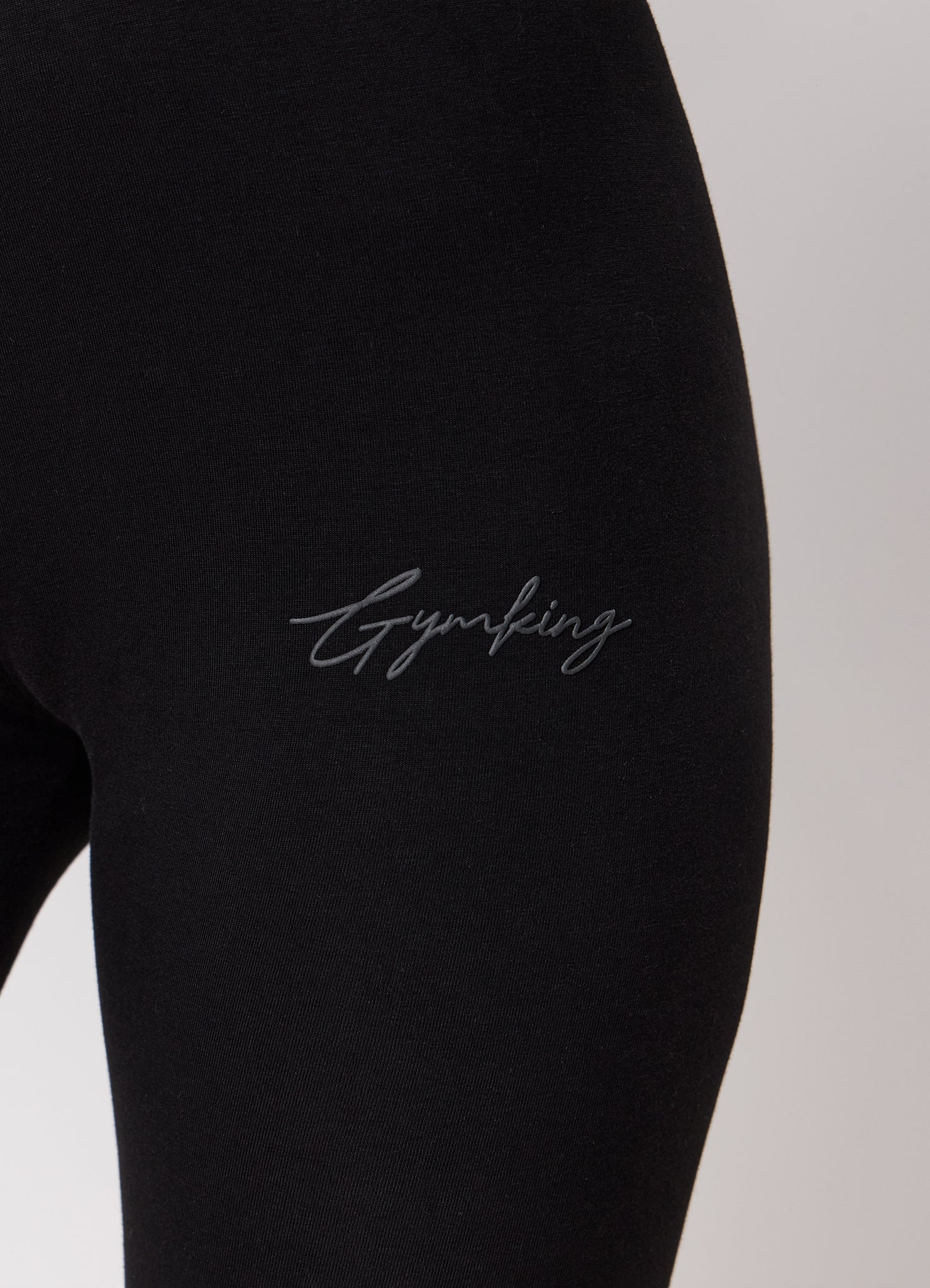 Gym King Script Mindset Jersey Legging - Black