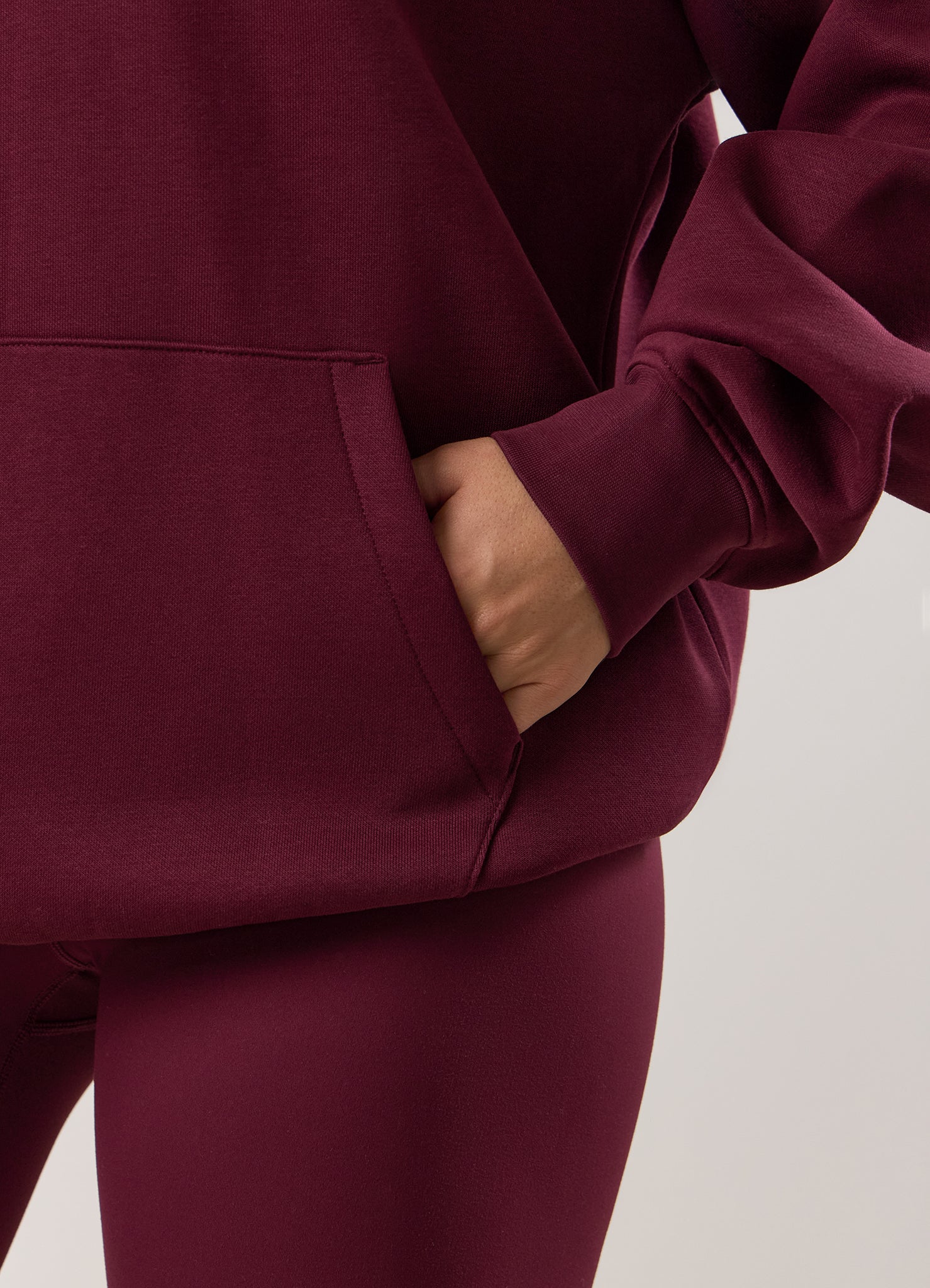 Gym King Script Mindset Relaxed Fit Hood - Fig