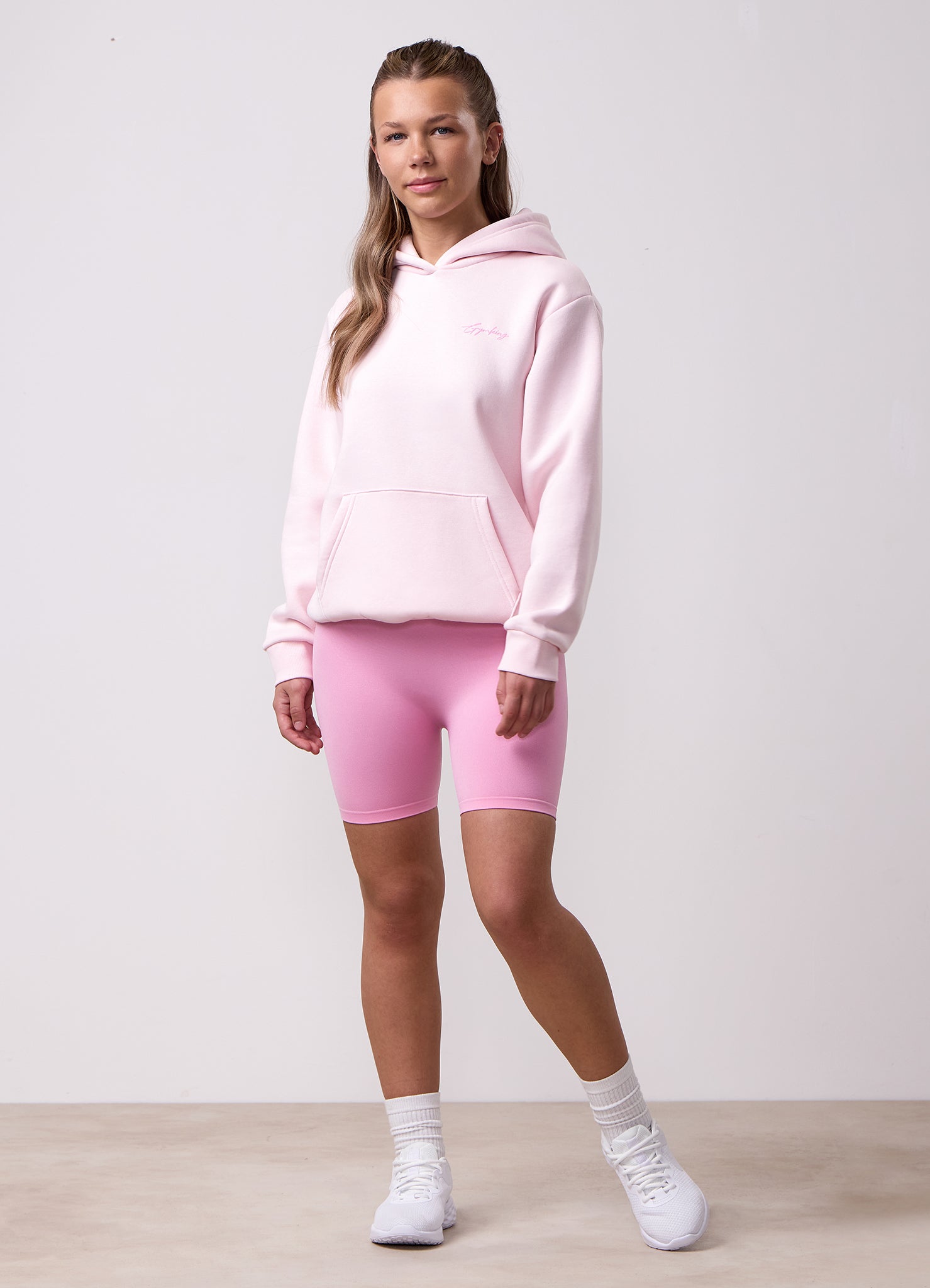 Gym King Kids Transform Seamless 4.5" Short - Candy Pink