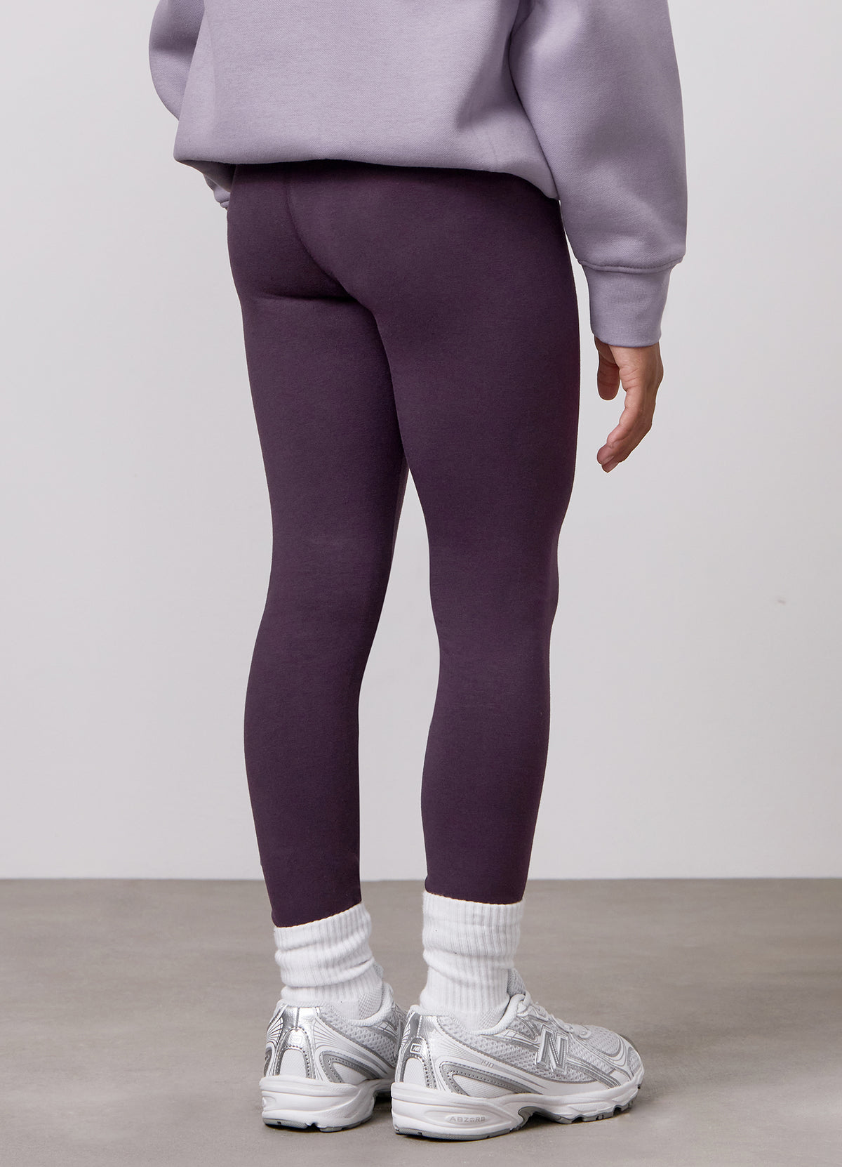 Gym King Leggings „Younger Kids Script“ – Tiefes Violett