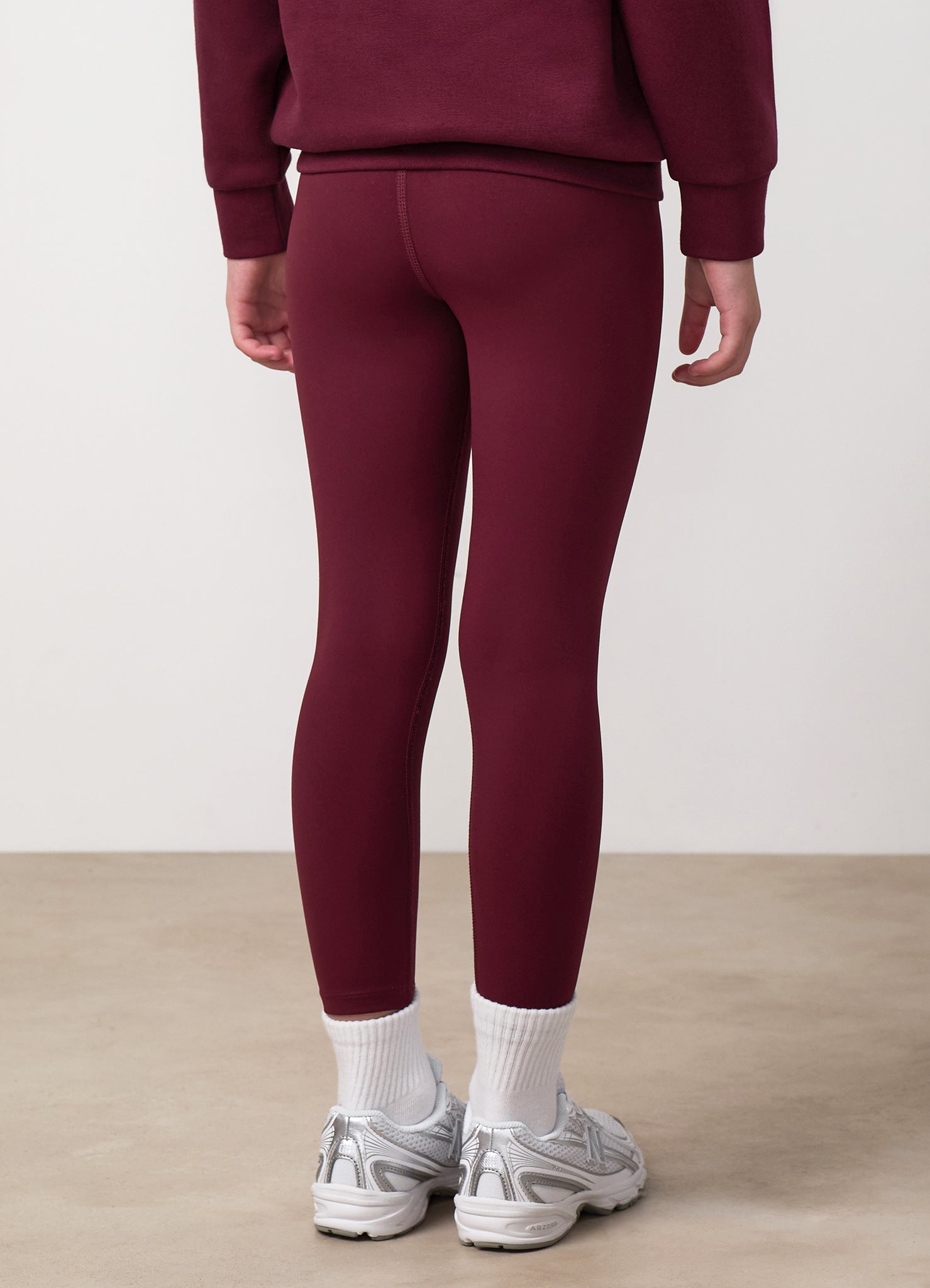 Gym King Older Kids 365 Legging - Deep Cherry
