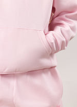 Gym King Kids Script Fleece Hood Tracksuit - Baby Pink