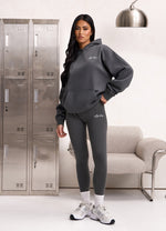 Gym King Script Mindset Hood - Green Smoke