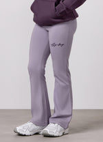 Gym King Older Kids Script Flared Legging - Dusky Purple thumbnail