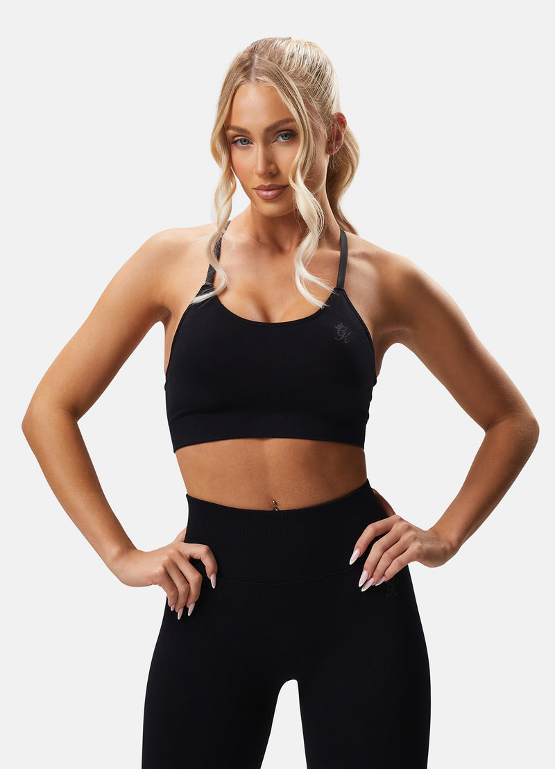 Gym King Sculpt Seamless Bra - Black