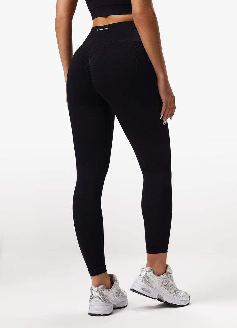 Gym King Sculpt Seamless Legging - Black