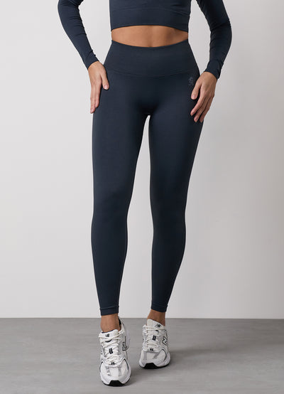 Gym King Sculpt Seamless Legging - Midnight Blue