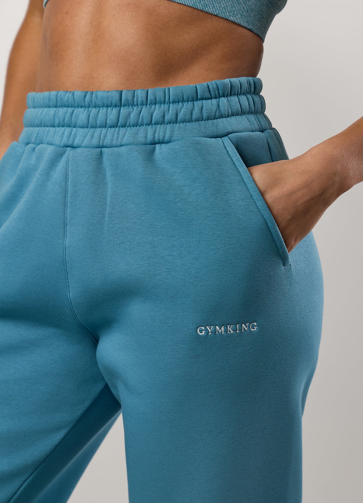 Gym King 365 Boyfriend Jogger - Sea Mist