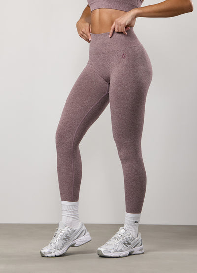 Gym King Sculpt Marl Legging - Grape