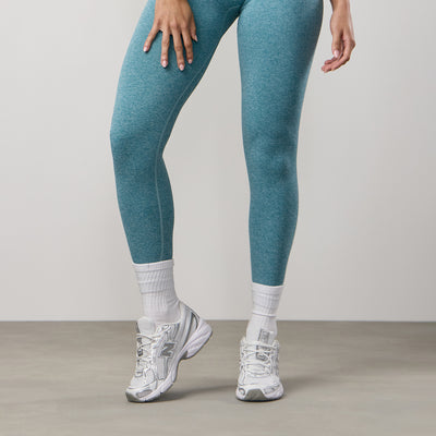 Gym King Sculpt Marl Legging - Sea Mist
