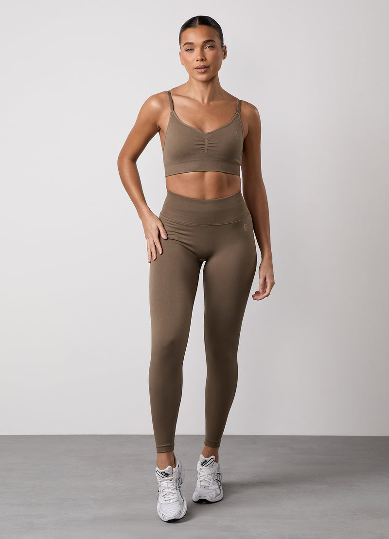 Gym King Sculpt Seamless Legging - Deep Mink