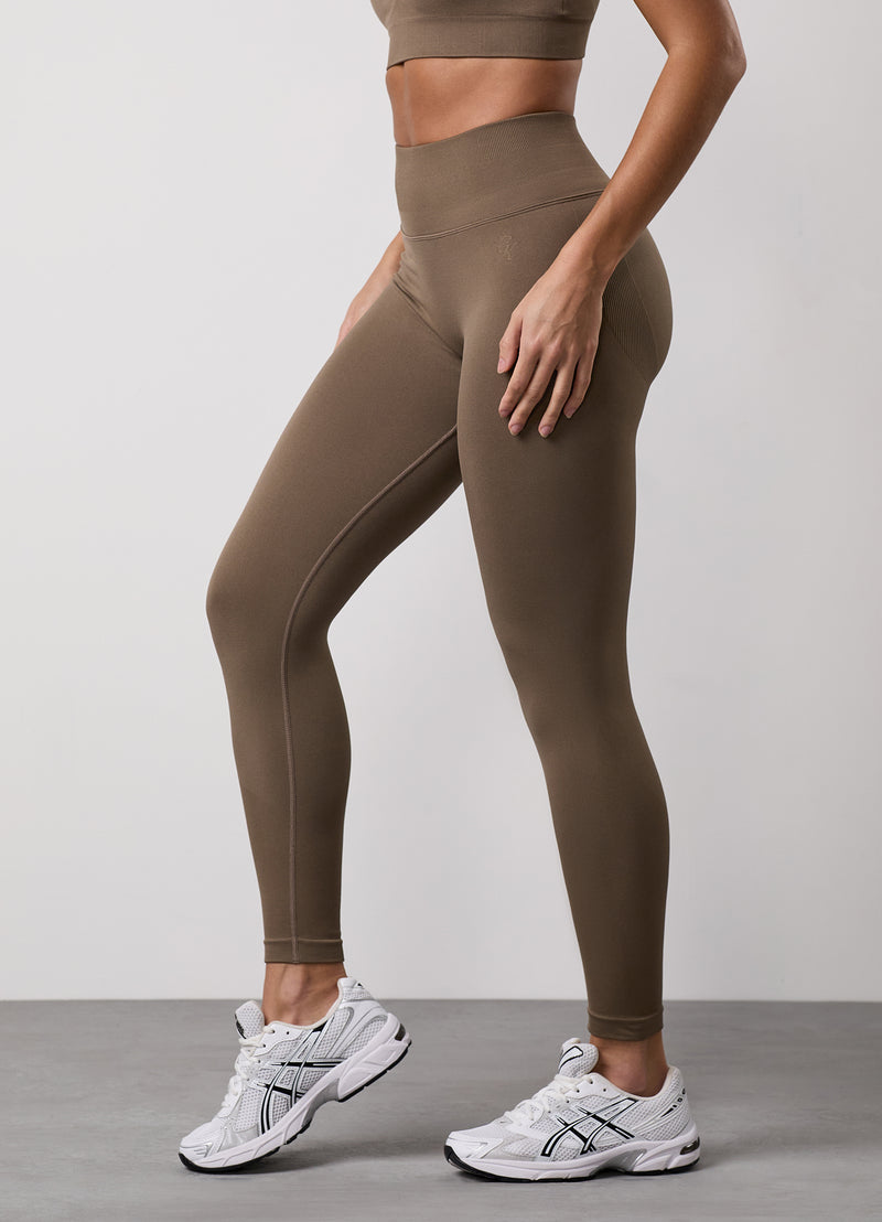 Gym King Sculpt Seamless Legging - Deep Mink