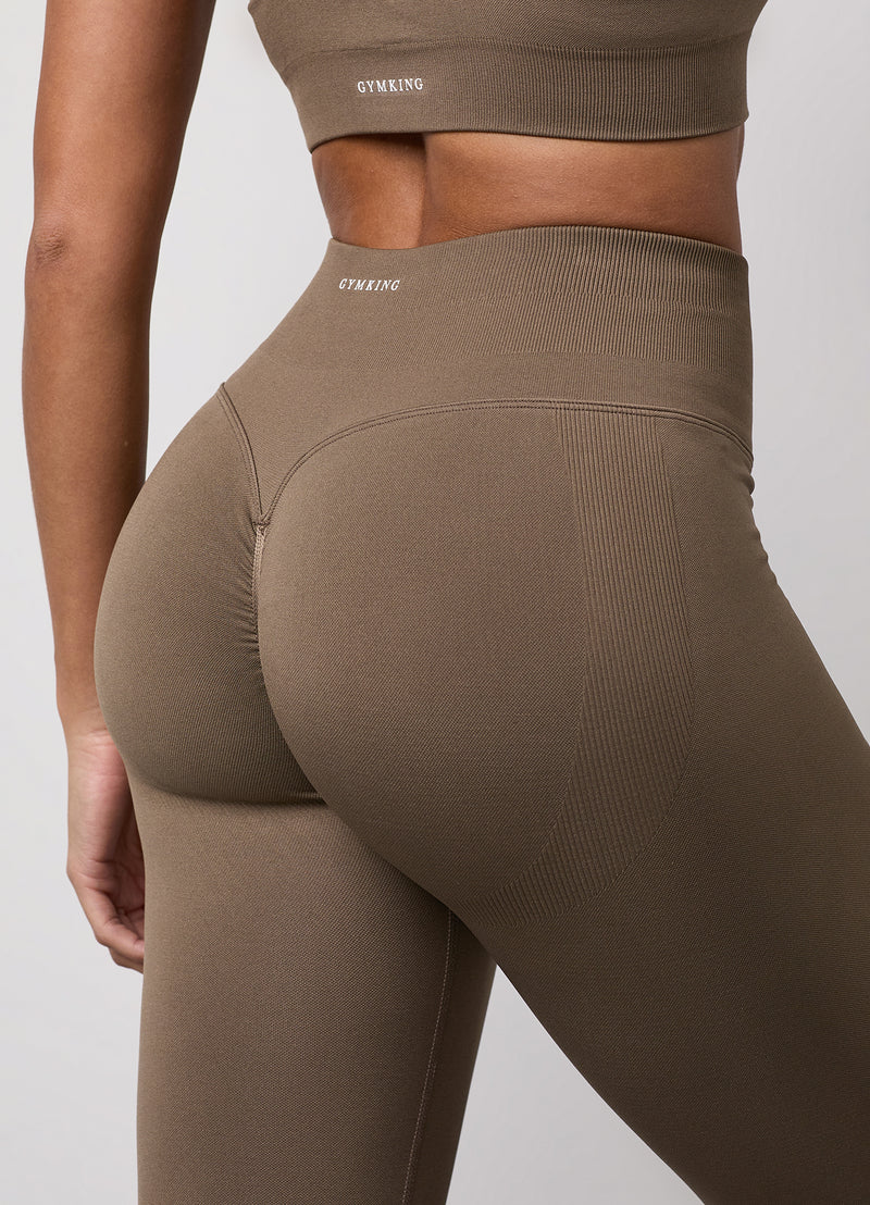 Gym King Sculpt Seamless Legging - Deep Mink