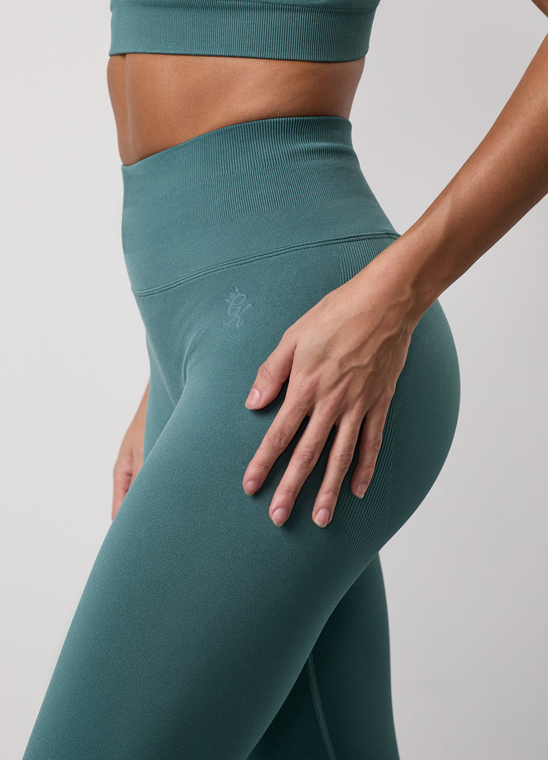 Gym King Sculpt Seamless Legging - Dusky Fern