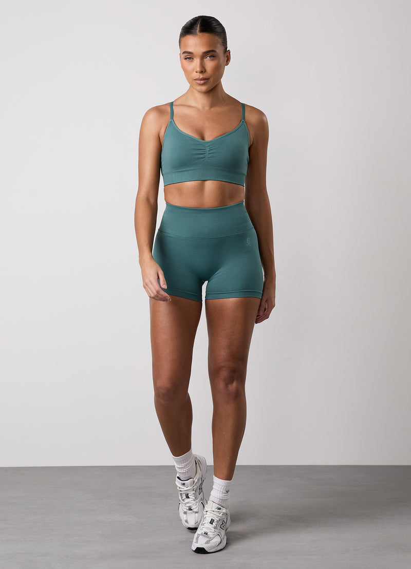 Gym King Sculpt Seamless 3" Short - Dusky Fern