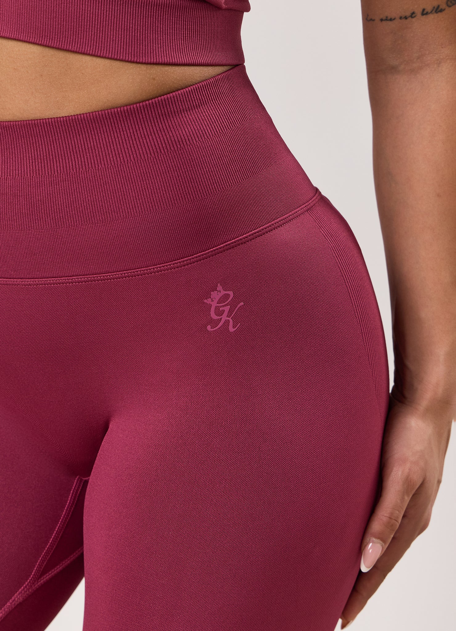 Gym King Sculpt Seamless Legging - Pomegranate